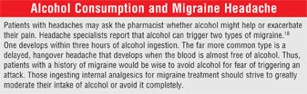 Alcohol Consumption and Migraine Headache